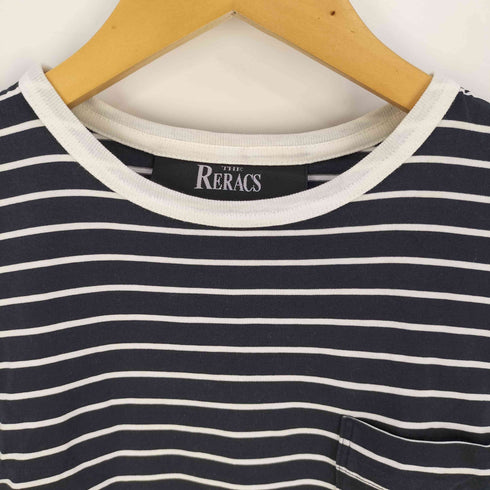 ザリラクス THE RERACS ボーダー ポケット クルーネックTシャツ メンズ 36