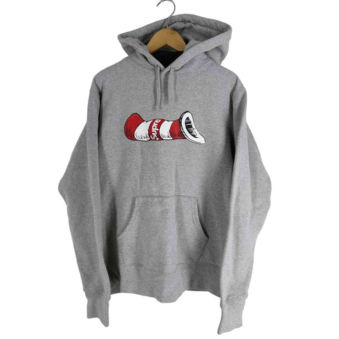 シュプリーム Supreme 18AW Cat in the hat Hooded Sweatshirt キャット ロゴ パーカー メンズ import:M