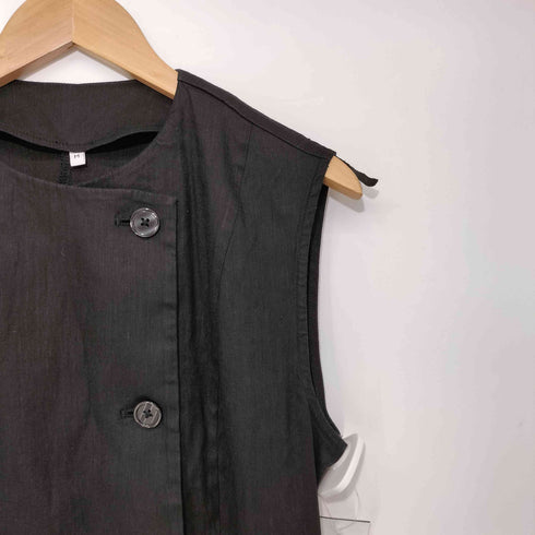 ムジルシリョウヒン 無印良品 24SS ヘンプ混ストレッチ ジレワンピース レディース JPN:M