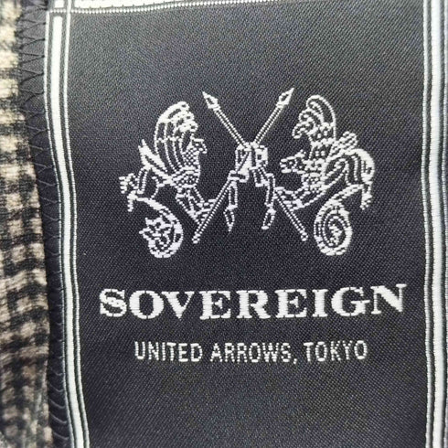 ソブリン Sovereign ギンガムチェックプリント 3B ソフトジャケット メンズ JPN:44