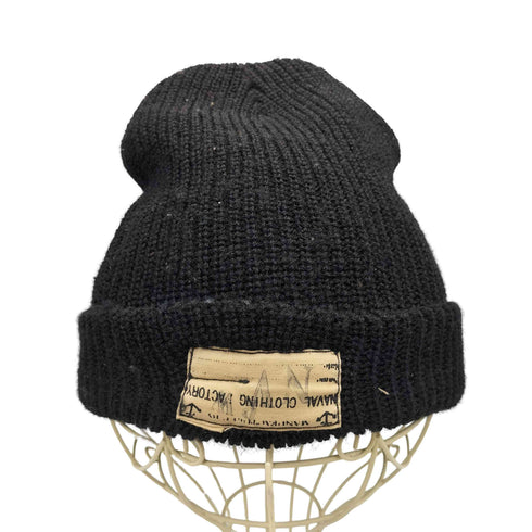 NAVAL CLOTHING FACTORY PW スタンプ WATCH CAP ワッチキャップ ニット メンズ