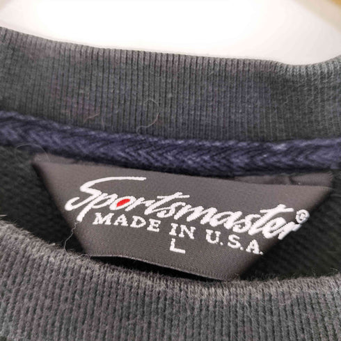 スポーツマスター SPORTSMASTER MADE IN USA クレイジーパターン Vガゼット サーマルカットソー メンズ import:L