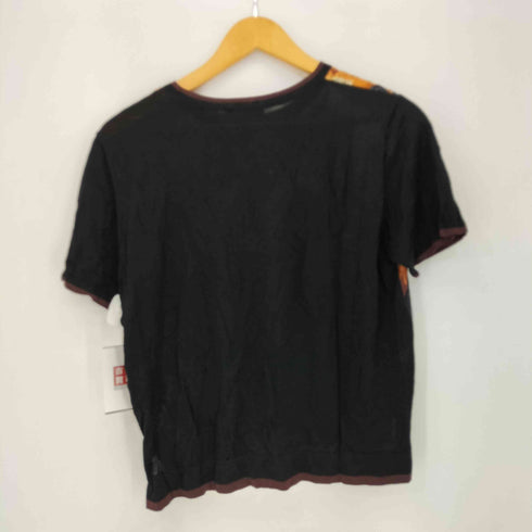 アルチザン ARTISAN シルク100% ホースデザイン S/S ニット レディース 9