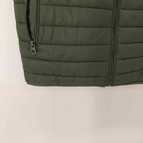 ザラ ZARA ハイネックライトダウンベスト メンズ import:S