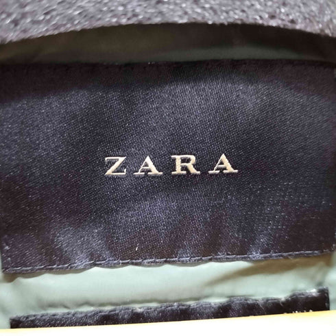 ザラ ZARA ハイネックライトダウンベスト メンズ import:S
