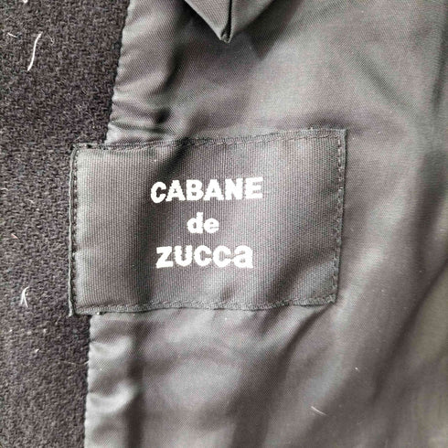 カバンドズッカ CABANE de ZUCCa フーデッド メルトン ピーコート メンズ JPN:S