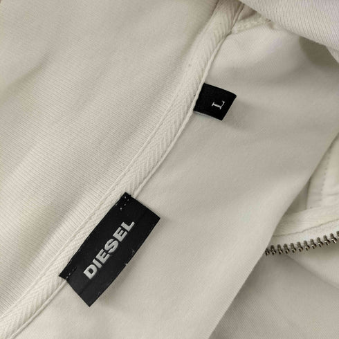 ディーゼル DIESEL スリーブプリント ハーフジップカットソー メンズ L
