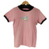 エックスガール X-girl BURNING X LOGO S/S RINGER BABY TEE レディース JPN:S