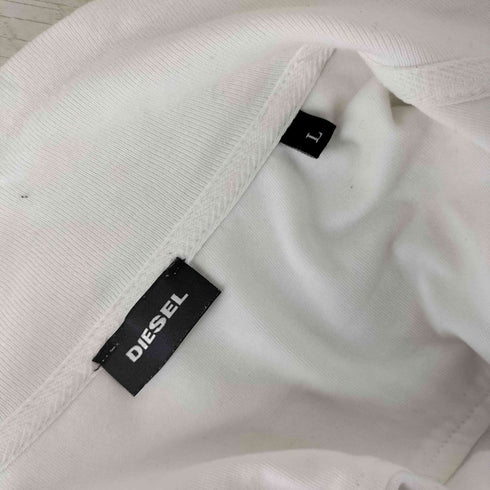 ディーゼル DIESEL スリーブプリント ハーフジップカットソー メンズ L
