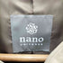 ナノユニバース NANO universe フェイクレザーシングルライダースジャケット メンズ JPN:L