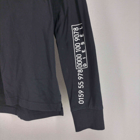 ディーゼル DIESEL スリーブプリント ハーフジップカットソー メンズ L