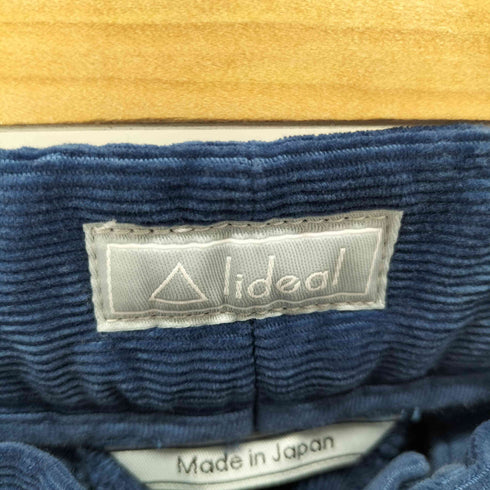 リデアル LIDEAL インディゴ染め コーデュロイパンツ メンズ 32
