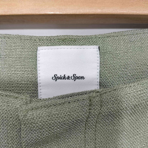 スピックアンドスパン Spick and Span 20SS 裾スリット テーパードスラックス レディース JPN:36