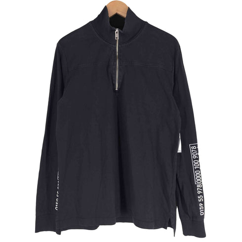 ディーゼル DIESEL スリーブプリント ハーフジップカットソー メンズ L