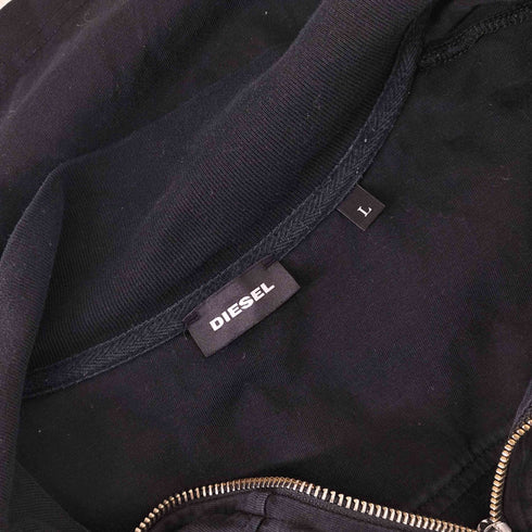ディーゼル DIESEL スリーブプリント ハーフジップカットソー メンズ L