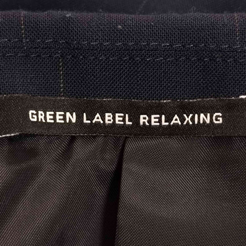 グリーンレーベルリラクシング GREEN LABEL RELAXING ウィンドウペン 2B テーラードジャケット スラックスパンツ セットアップ メンズ 46/80