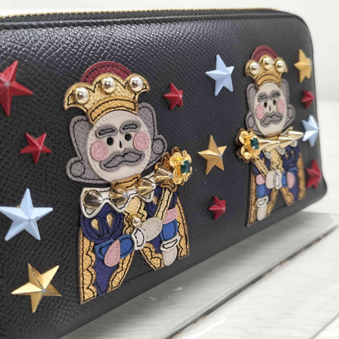 ドルチェアンドガッバーナ DOLCE&GABBANA ラウンドファスナーロングウォレット メンズ
