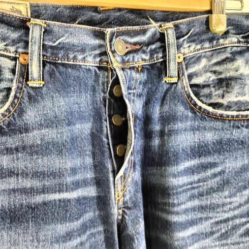 ポロラルフローレン POLO RALPH LAUREN メキシコ製 The Sullivan Slim 09832 ボタンフライ デニム メンズ W30 L30