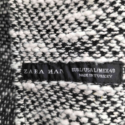 ザラ ZARA 2B ニットテーラードジャケット メンズ