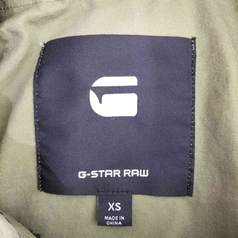 ジースターロー G-STAR RAW STRETT HDD RP OVERSHIRT バックサークルポケット ジップアップフーディ メンズ import:XS
