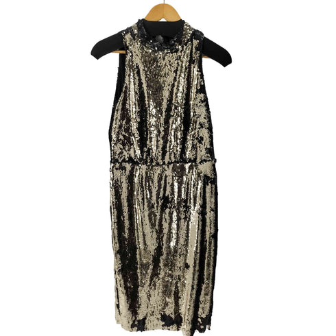 ザラ ZARA Sequin Midi Party Dress レディース import:L