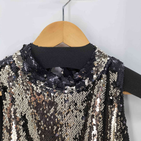 ザラ ZARA Sequin Midi Party Dress レディース import:L