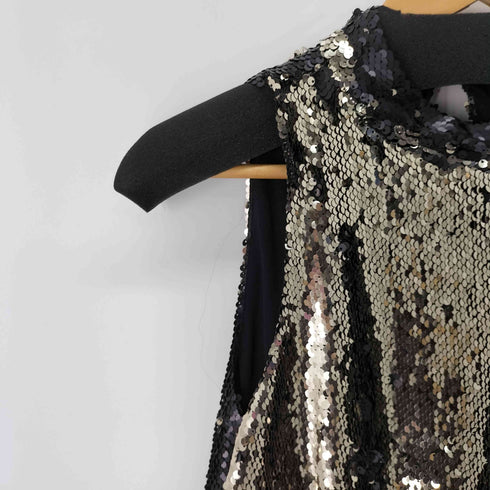 ザラ ZARA Sequin Midi Party Dress レディース import:L