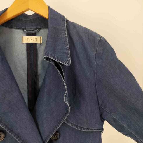 ヤヌーク YANUK DENIM TRENCH COAT インディゴ デニム トレンチコート レディース JPN:S