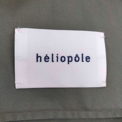 エリオポール heliopole ドローコード 4ポケット 玉虫光沢 ジップアップ スタンドカラー ジャケット メンズ FR:38