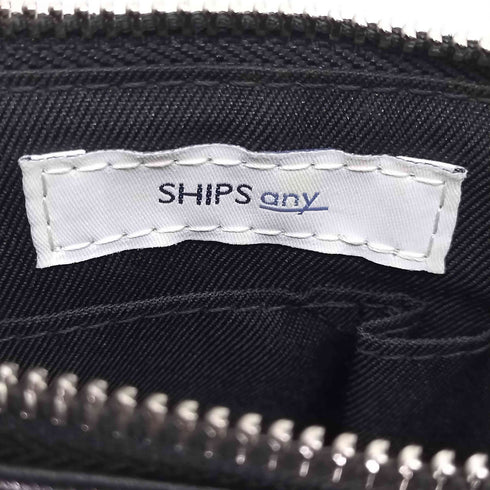 シップスエニィ SHIPS any カウレザー サコッシュ メンズ