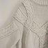 ザラ ZARA Ecru Chunky Cable Knit High Neck Oversized Sweater レディース JPN:M