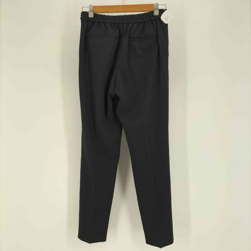 ユナイテッドアローズグリーンレーベルリラクシング UNITED ARROWS green label relaxing 23AW パウドレ タック テーパード ウォッシャブル ストレッチ 防シワ スラックスパンツ レディース JPN:40