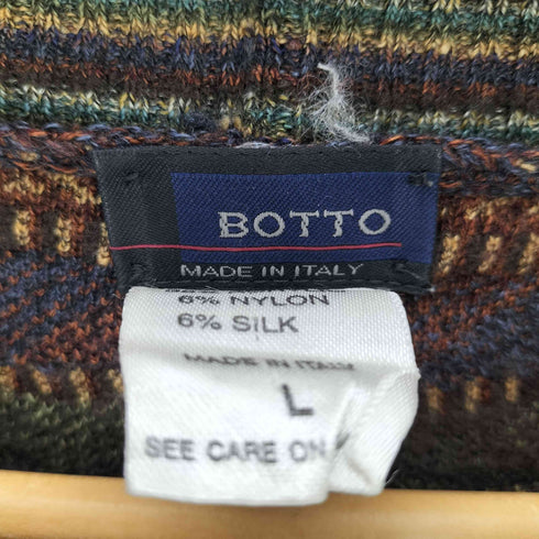 BOTTO イタリア製 3Dニット メンズ JPN:L
