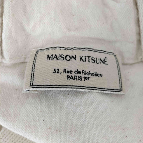 メゾンキツネ MAISON KITSUNE CANVAS BACKPACK AMERICA メンズ