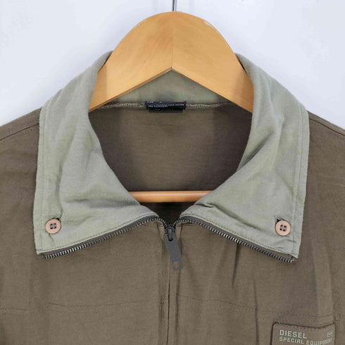 ディーゼル DIESEL パンドラ期 切りっぱなし ジップアップ シャツ メンズ import:M