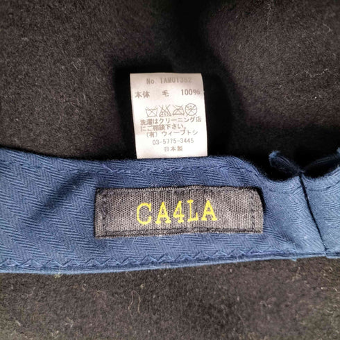 カシラ CA4LA ロゴプレートウールハット メンズ