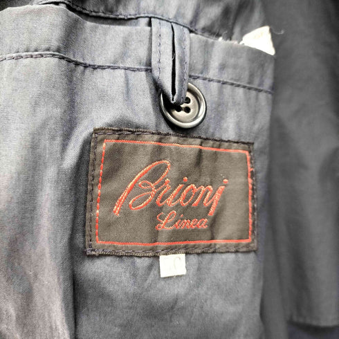 ブリオーニ BRIONI 比翼 ステンカラーコート メンズ 50
