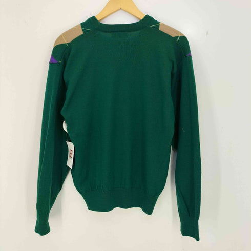 シュミーズラコステ CHEMISE LACOSTE アーガイル柄 Vネック ウールニット メンズ JPN:3
