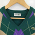 シュミーズラコステ CHEMISE LACOSTE アーガイル柄 Vネック ウールニット メンズ JPN:3