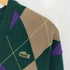 シュミーズラコステ CHEMISE LACOSTE アーガイル柄 Vネック ウールニット メンズ JPN:3