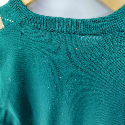 シュミーズラコステ CHEMISE LACOSTE アーガイル柄 Vネック ウールニット メンズ JPN:3