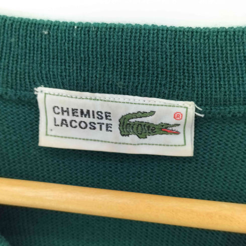 シュミーズラコステ CHEMISE LACOSTE アーガイル柄 Vネック ウールニット メンズ JPN:3