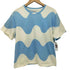 マリメッコ marimekko マルチカラー デザインボーダー ショートスリーブクルーネックTシャツ レディース JPN:M
