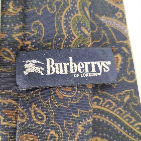 バーバリーズ BURBERRYS ペイズリー シルクネクタイ メンズ