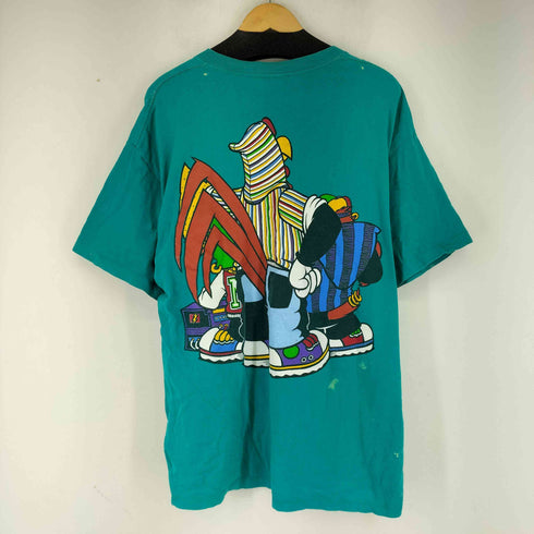 90s USA製 SUN SPORTS WEAR シングルステッチ 両面プリント クルーネックTシャツ メンズ JPN:XL