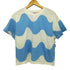 マリメッコ marimekko マルチカラー デザインボーダー ショートスリーブクルーネックTシャツ レディース JPN:M