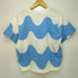 マリメッコ marimekko マルチカラー デザインボーダー ショートスリーブクルーネックTシャツ レディース JPN:M