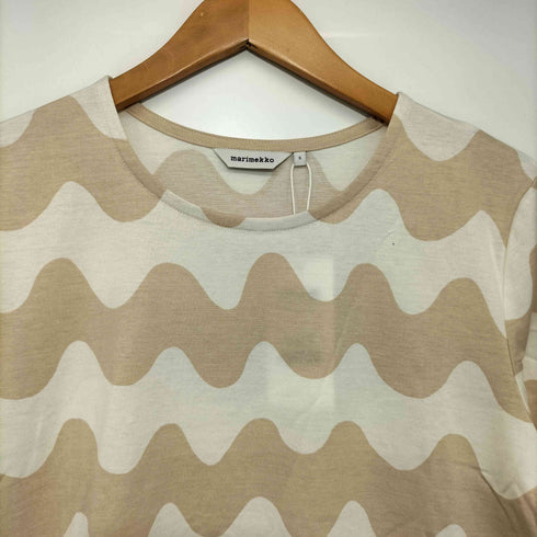マリメッコ marimekko マルチカラー デザインボーダー ロングスリーブ ワンピース レディース JPN:S