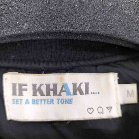 IF KHAKI キルティングブルゾン メンズ JPN:M