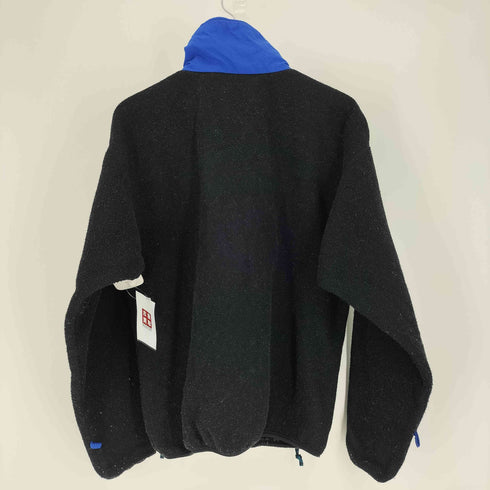 コロンビア Columbia 80-90S 白三角タグ USA製 ネック バイカラー リバーシブル フリース ジャケット メンズ import:M